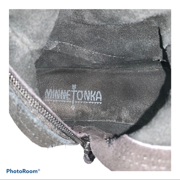 ⭐️SOLD⭐️ Minnetonka Moccasin Fringe Knee Boots 9 - Picture 13 of 13